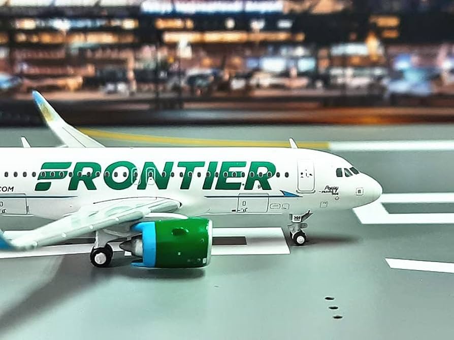 フロンティア A320neo プレーリードッグ柄 Gemini 200 Airbus A320neo Commercial Aircraft 